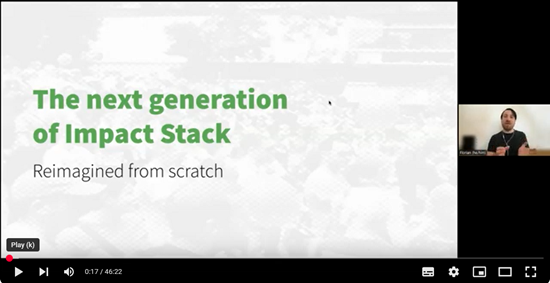 Webinar recording - the next generation of Impact Stack